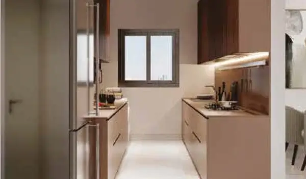 sample flat kitchen