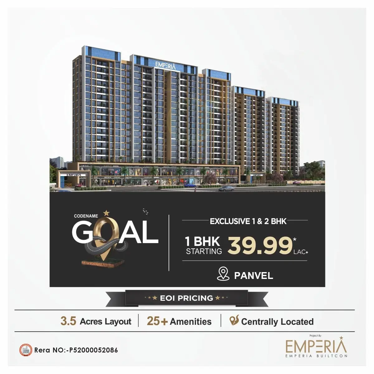 Emperia Hill Crest in Shedung Panvel | Luxurious 1 & 2BHK