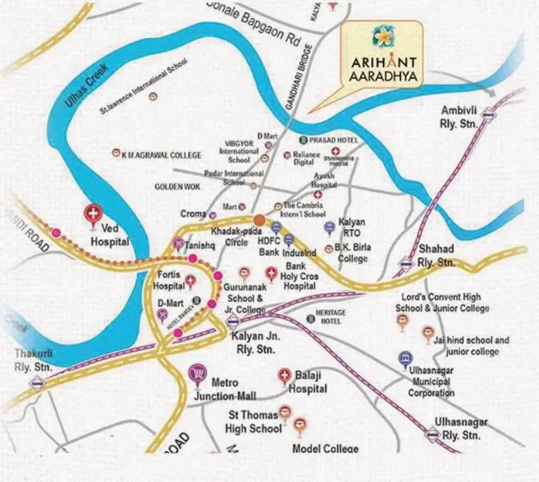 Arihant-Aaradhya-Kalyan-Location