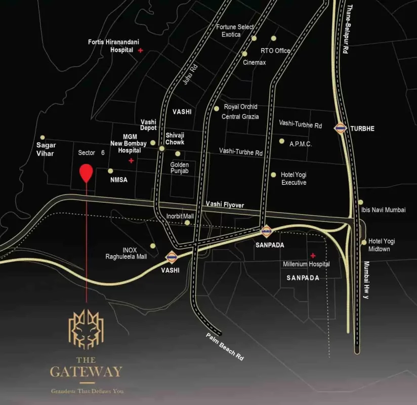 The Gateway Vashi Location